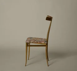 Pierce & Ward SET OF 6 BRASS DINING CHAIRS BY ALBERTO GAMBETTA FOR LUBERTO DESIGN | Furniture