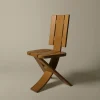 Pierce & Ward SET OF FOUR FRENCH SCULPTURAL OAK CHAIRS BY EBÉNISTERIE SELTZ | Furniture