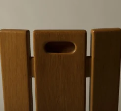 Pierce & Ward SET OF FOUR FRENCH SCULPTURAL OAK CHAIRS BY EBÉNISTERIE SELTZ | Furniture