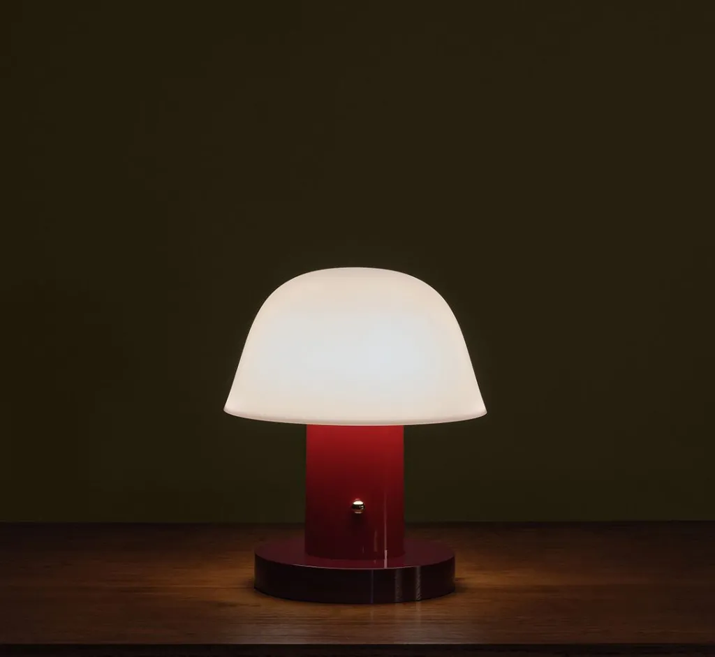 Pierce & Ward SETAGO PORTABLE LAMP JH27 IN MAROON/GRAPE | Lighting