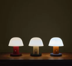 Pierce & Ward SETAGO PORTABLE LAMP JH27 IN NUDE/FOREST | Lighting
