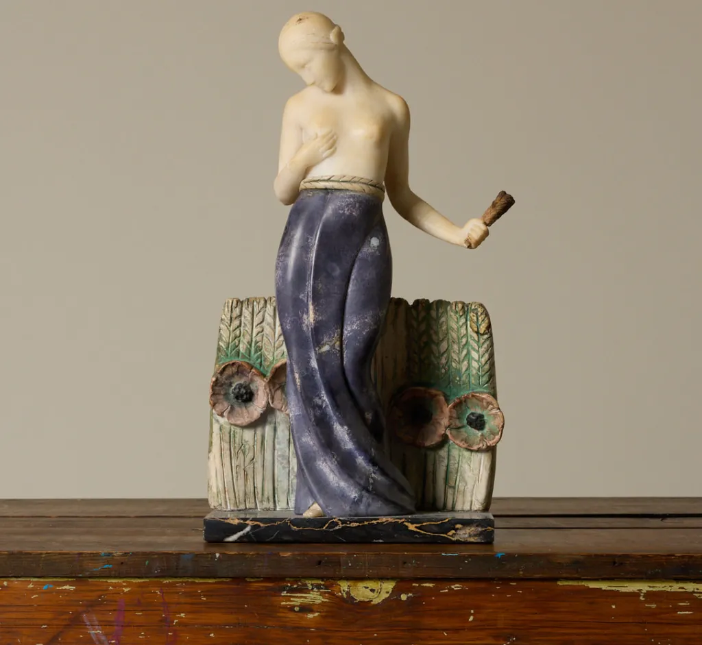 Pierce & Ward 19TH CENTURY ART DECO ITALIAN MARBLE SCULPTURE BY EMILIO FIASCHI | Objets D'Art