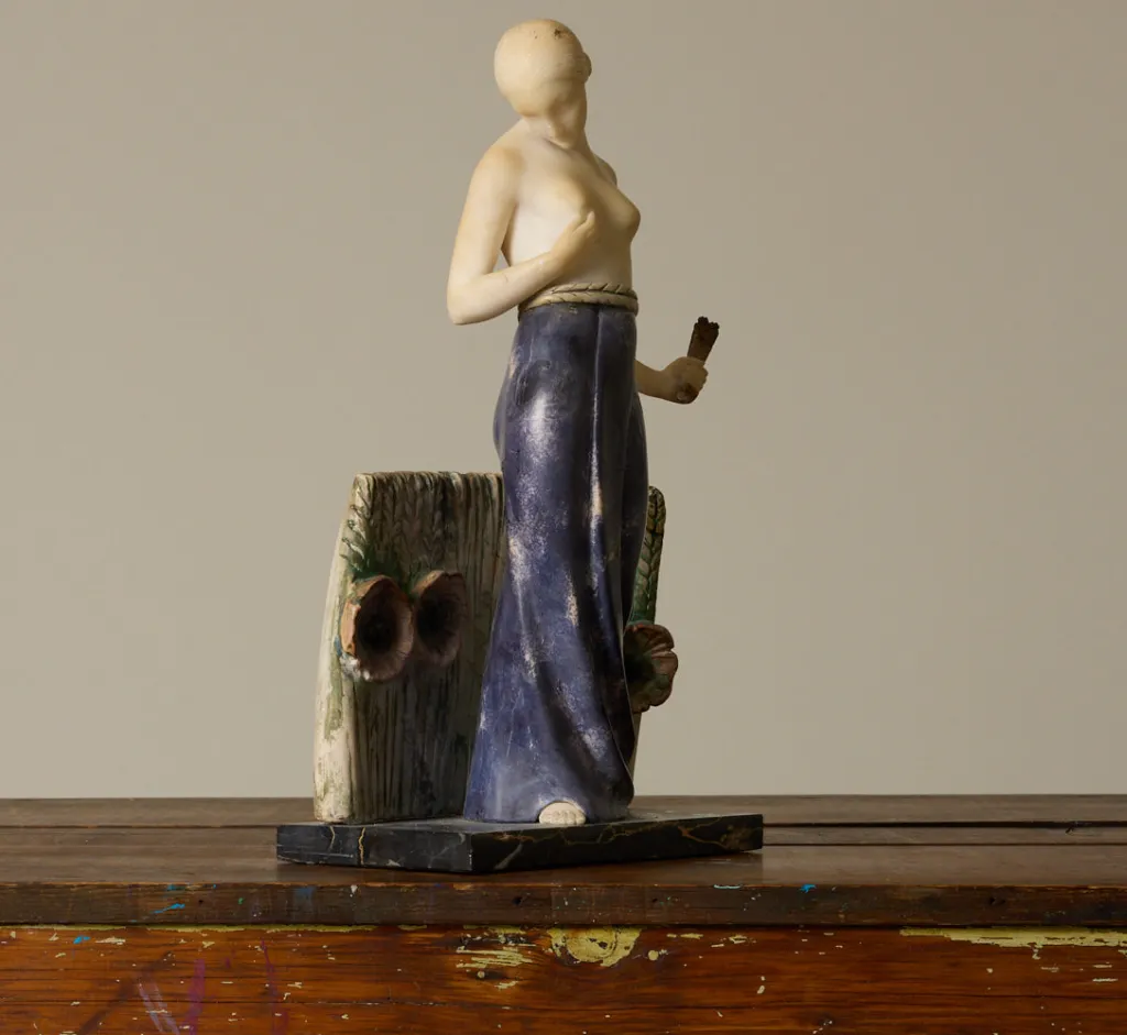 Pierce & Ward 19TH CENTURY ART DECO ITALIAN MARBLE SCULPTURE BY EMILIO FIASCHI | Objets D'Art