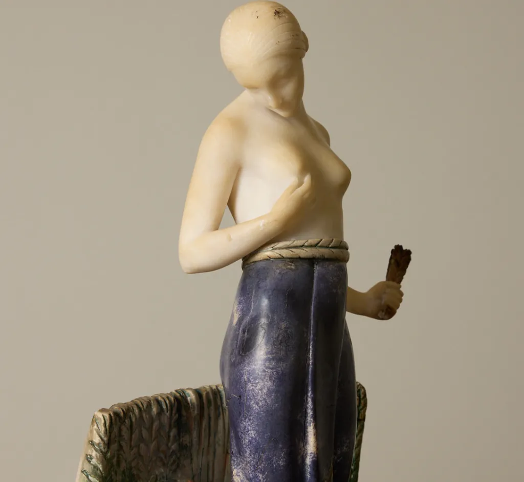 Pierce & Ward 19TH CENTURY ART DECO ITALIAN MARBLE SCULPTURE BY EMILIO FIASCHI | Objets D'Art