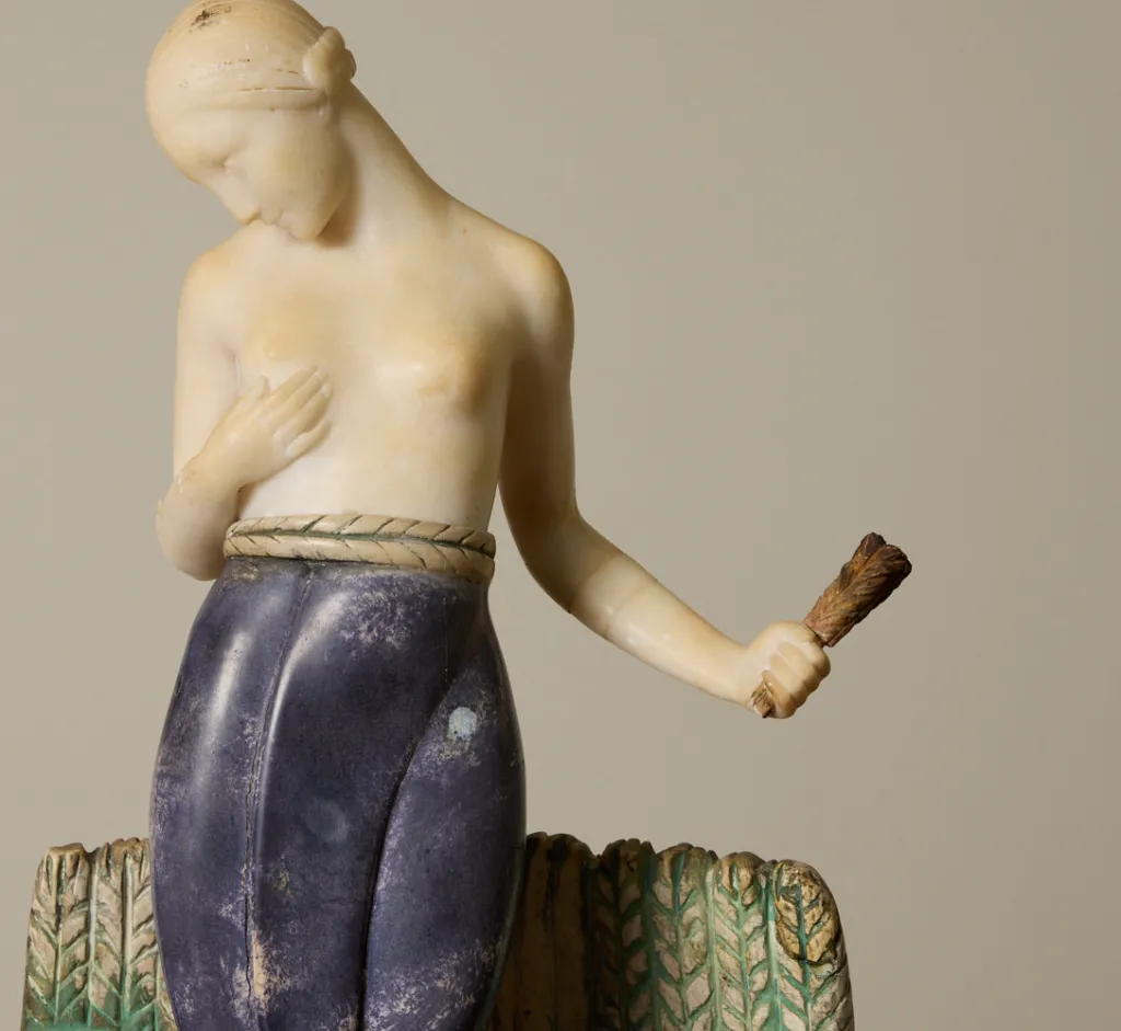 Pierce & Ward 19TH CENTURY ART DECO ITALIAN MARBLE SCULPTURE BY EMILIO FIASCHI | Objets D'Art