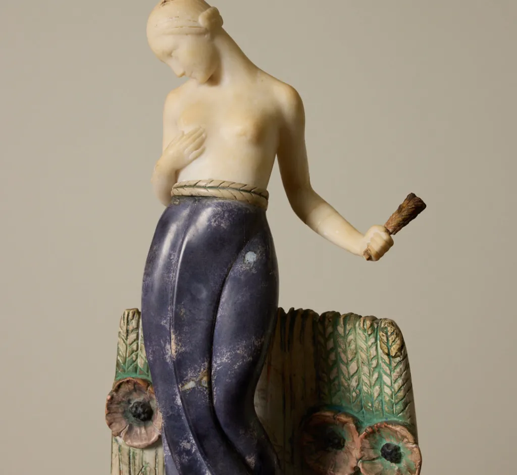 Pierce & Ward 19TH CENTURY ART DECO ITALIAN MARBLE SCULPTURE BY EMILIO FIASCHI | Objets D'Art
