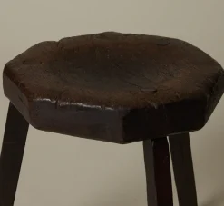 Pierce & Ward 19TH CENTURY DUTCH OAK MILKING STOOL | Furniture