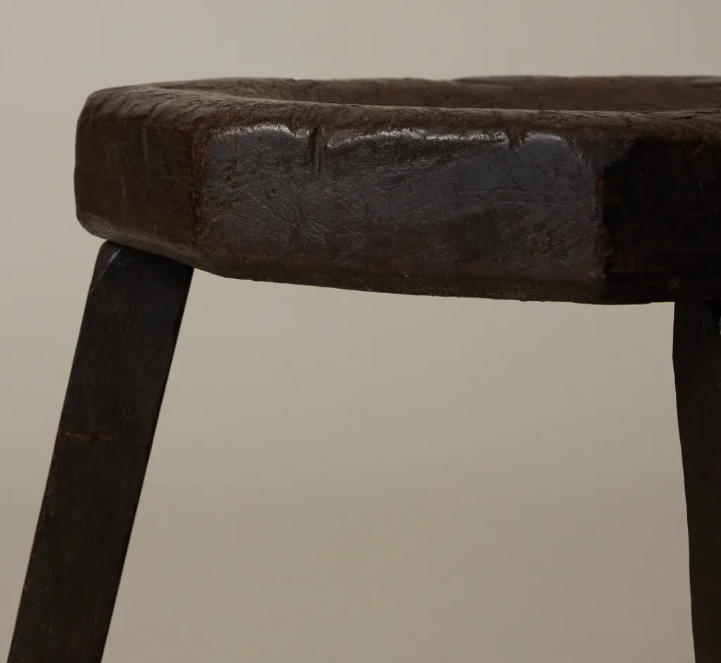 Pierce & Ward 19TH CENTURY DUTCH OAK MILKING STOOL | Furniture