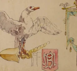 Pierce & Ward 19TH CENTURY FRENCH GOUACHE | Art
