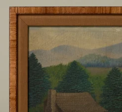 Pierce & Ward 20TH CENTURY MOUNTAIN CABIN LANDSCAPE | Art