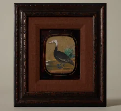 Pierce & Ward 19TH CENTURY PORTRAIT OF A DUCK ON GLASS | Art