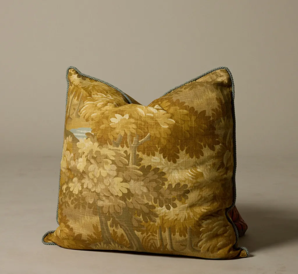 Pierce & Ward THE FANCY GOLDEN PAPER MOON PILLOW | Pillows | Pierce & Ward Collection
