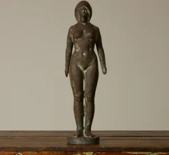 Pierce & Ward VINTAGE JAPANESE CAST IRON NUDE SCULPTURE | Objets D'Art