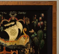 Pierce & Ward VINTAGE RUSSIAN FAIRY TALE OIL PAINTING | Art
