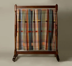 Pierce & Ward WALLACE + SEWELL X LARGE TERRACOTTA BLOCK THROW | Collaborations | Bed + Bath
