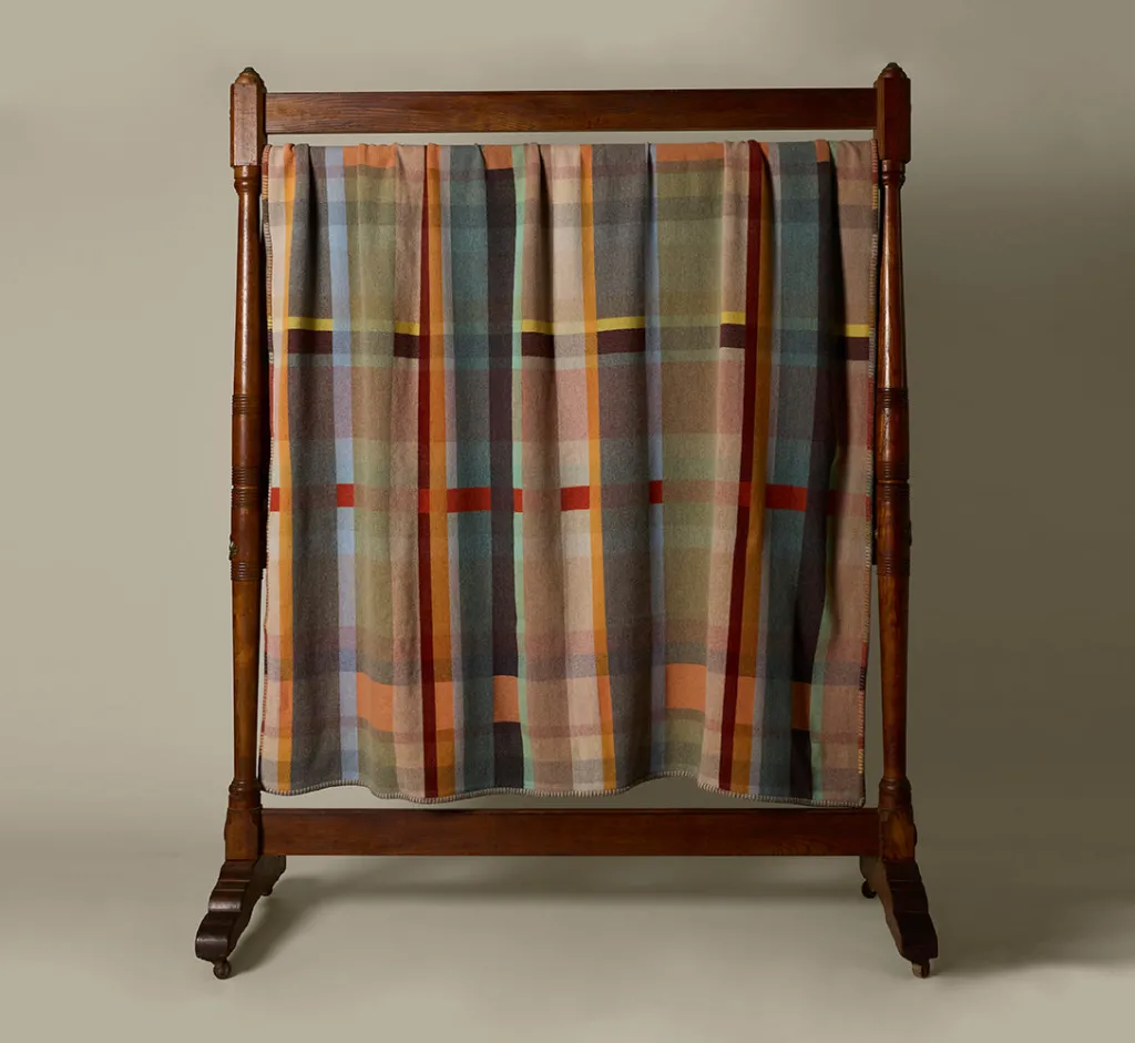 Pierce & Ward WALLACE + SEWELL X LARGE TERRACOTTA BLOCK THROW | Collaborations | Bed + Bath