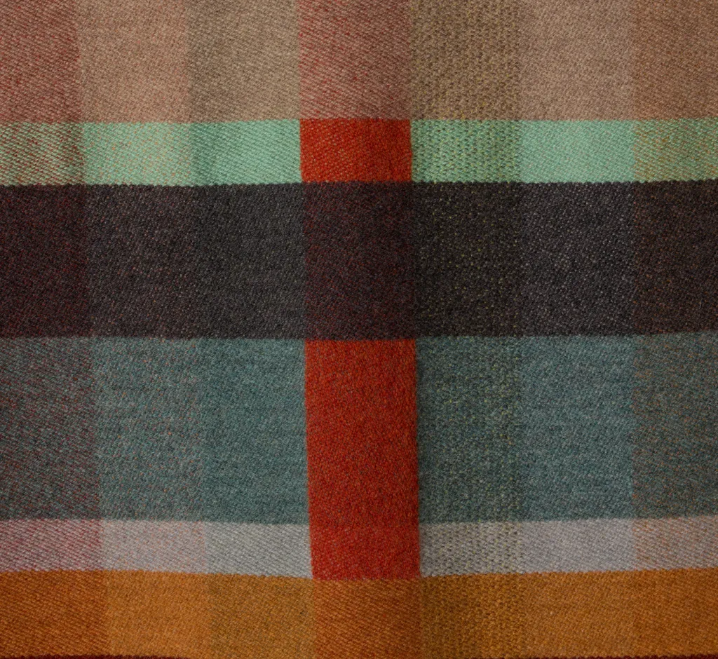 Pierce & Ward WALLACE + SEWELL X LARGE TERRACOTTA BLOCK THROW | Collaborations | Bed + Bath